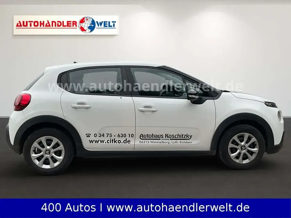 Gebraucht Citroën C3 PureTech 83 PS (61 kW) 2019 Weiss Kleinwagen