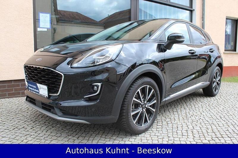 Schwarz Gebraucht 2021 Ford Puma Gen-E Titanium SUV | 14.990 € (Superpreis) - Bild 1/4