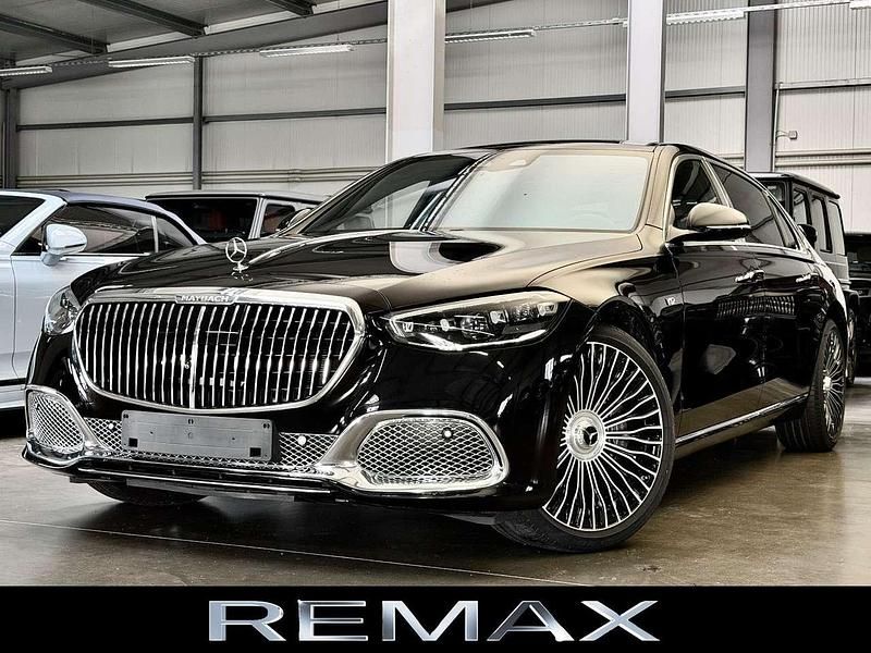 Obsidianschwarz metalliclack Gebraucht 2022 Mercedes S680 Maybach Limousine | 168.880 € - Bild 1/4