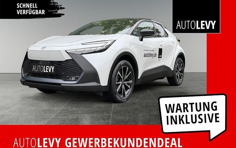Super white/ dach schwarz Neu 2025 Toyota C-HR SUV | 37.126 € - Bild 1/4