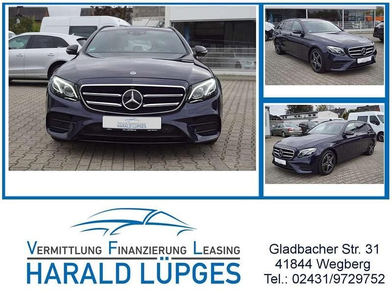 Blau Gebraucht 2020 Mercedes E300 AMG Kombi | 27.950 € (Guter Preis) - Bild 1/4
