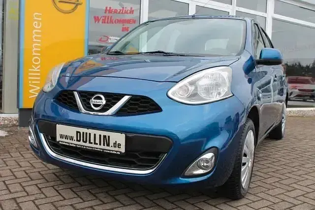 Gebraucht Nissan Micra Acenta 80 PS (58 kW) 2017 Blau Kleinwagen