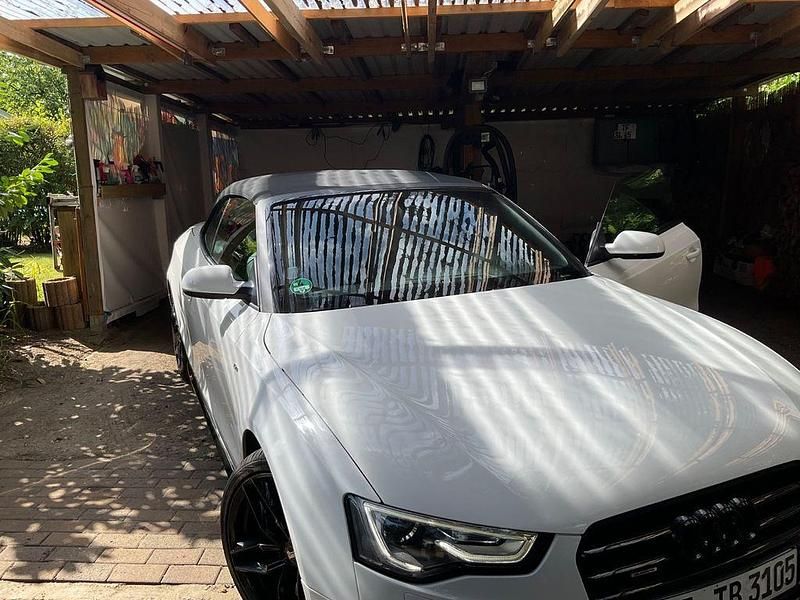 Weiß Gebraucht 2015 Audi A5 Cabriolet Sport Cabrio | 18.790 € (Fairer Preis) - Bild 1/4