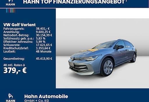 Neu VW Golf VIII Goal 150 PS (110 kW) 2025 Silber Kombi