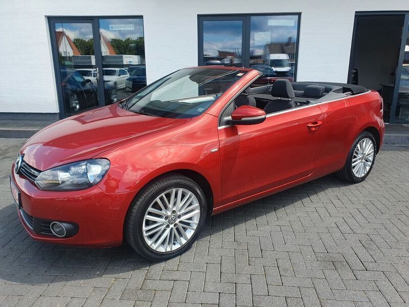 Rot Gebraucht 2014 VW Golf Cabriolet Cup Cabrio | 10.900 € (Guter Preis) - Bild 1/4