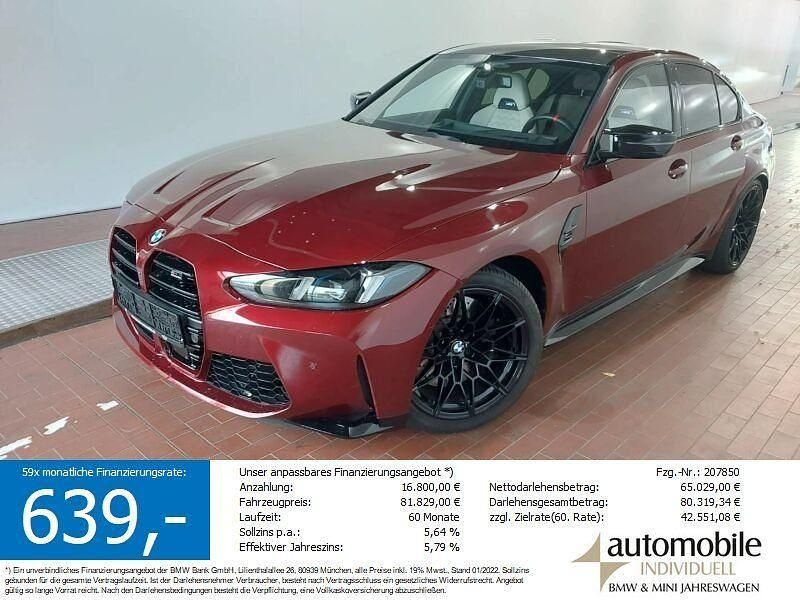 Aventurinrot met. Gebraucht 2025 BMW M3 Competition Edition Limousine | 81.829 € (Superpreis) - Bild 1/4