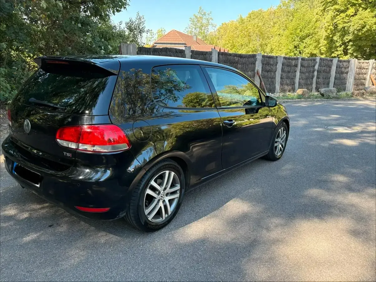 Gebraucht VW Golf VI 122 PS (89 kW) 2009 Schwarz Kleinwagen