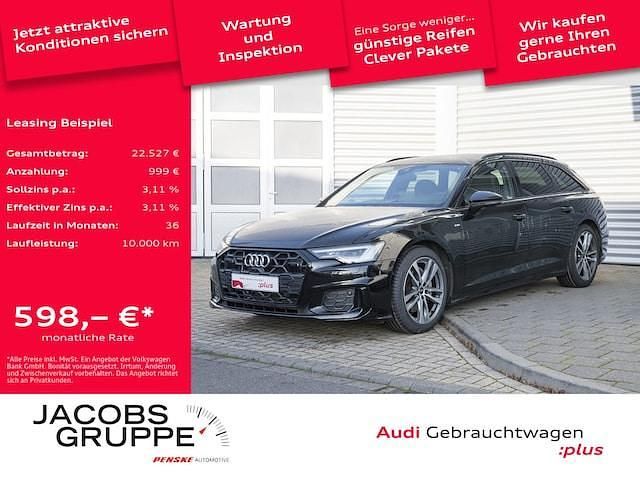 Gebraucht Audi A6 S-Line 286 PS (210 kW) 2025 Mythosschwarz metallic Kombi