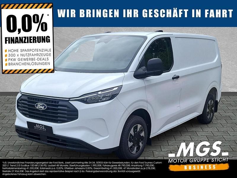 Neu Ford Transit Custom Trend 232 PS (170 kW) 2025 Frozen white Limousine