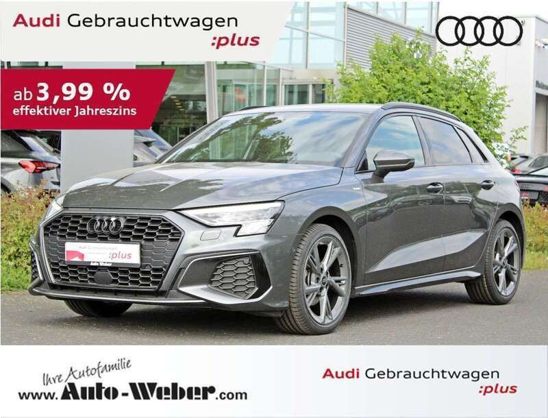 Daytonagrau perleffekt Gebraucht 2024 Audi A3 Sportback S-Line Kombi | 36.440 € (Fairer Preis) - Bild 1/3