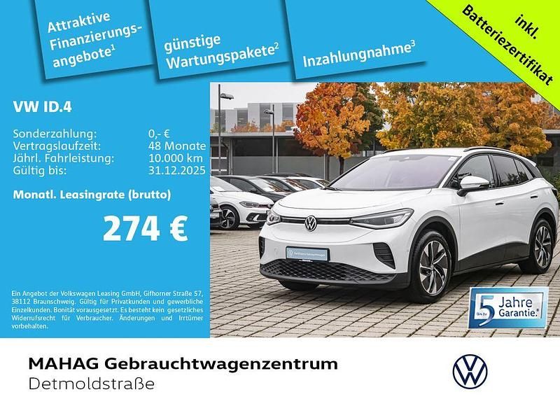Gletscherweiß metallic Gebraucht 2025 VW ID.4 Pure SUV | 32.395 € (Fairer Preis) - Bild 1/1