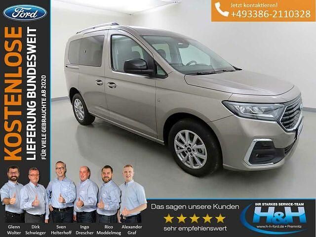 Gebraucht Ford Tourneo Connect Titanium 122 PS (89 kW) 2024 Silber (cyclone dusky silver) Van / Kleinbus