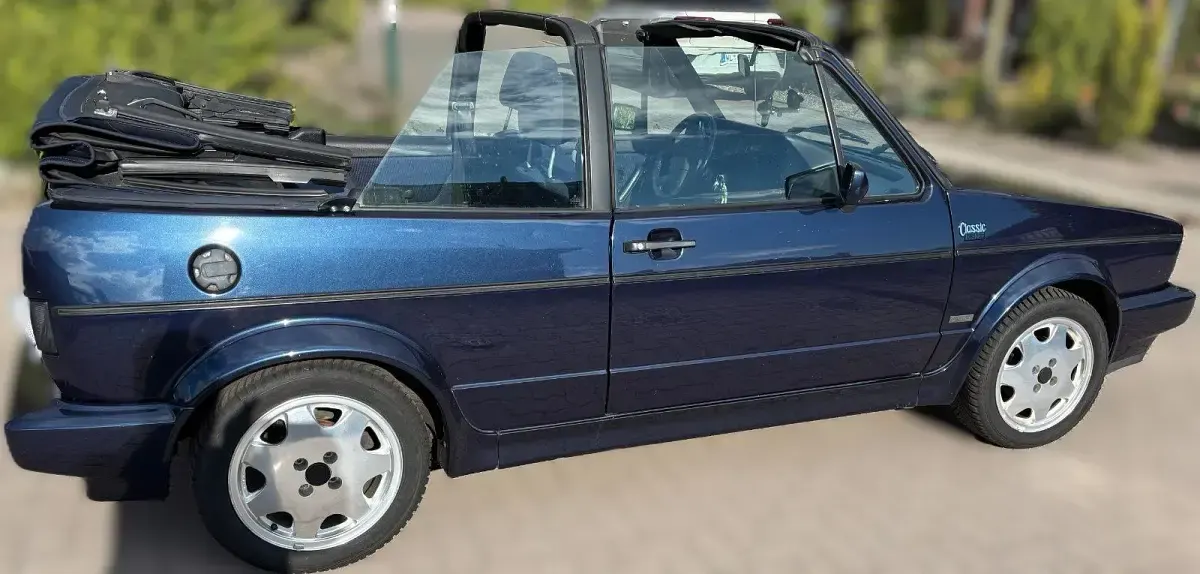 Gebraucht VW Golf Cabriolet Classicline 98 PS (72 kW) 1991 Blau Cabrio
