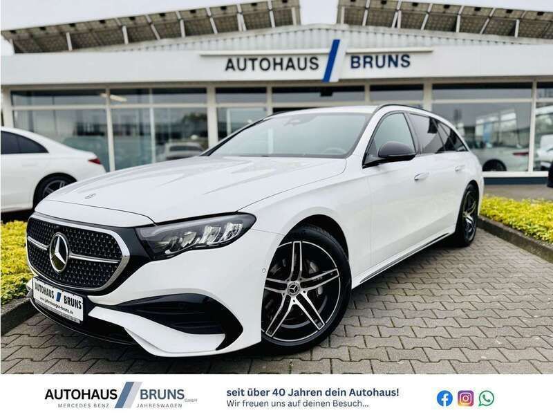 Polarweiß Gebraucht 2023 Mercedes E220 AMG Kombi | 50.550 € (Etwas zu teuer) - Bild 1/4