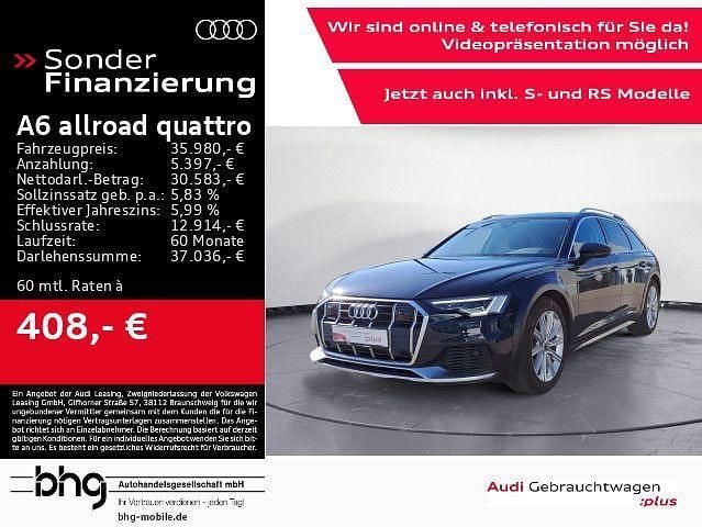 Blau Gebraucht 2022 Audi A6 Allroad Business Kombi | 35.980 € (Superpreis) - Bild 1/4