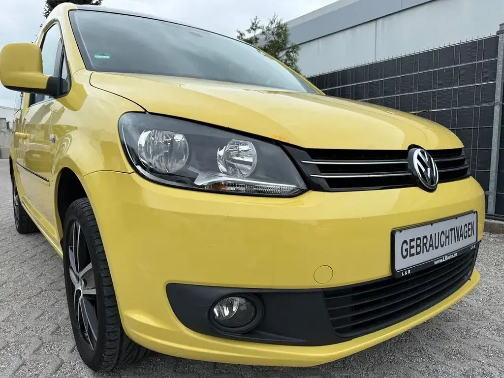 Gebraucht VW Caddy Edition 102 PS (75 kW) 2013 Gelb Van / Kleinbus
