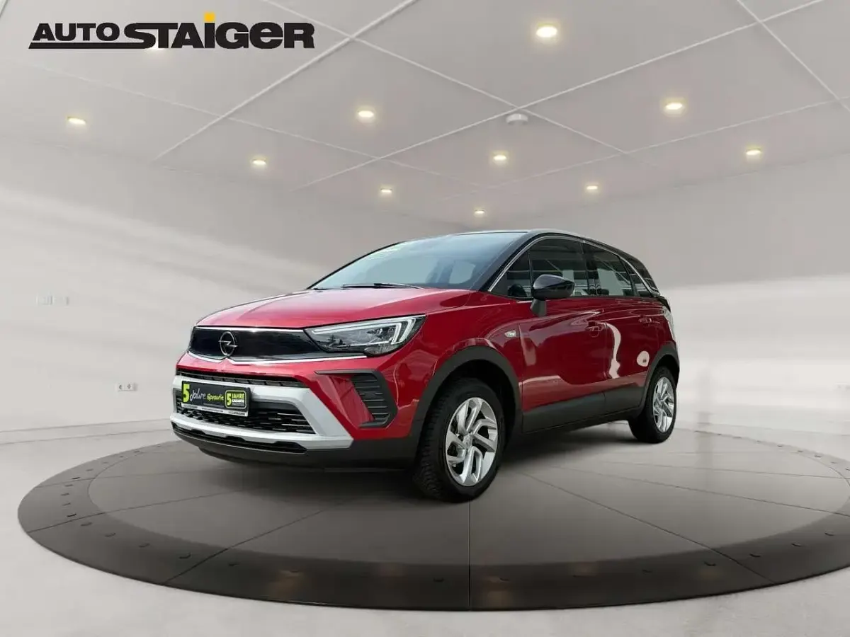 Gebraucht Opel Crossland Elegance 110 PS (80 kW) 2023 Chili rot SUV