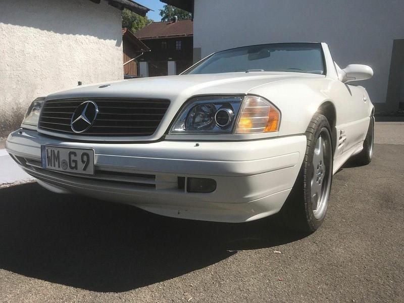 Weiß Gebraucht 1999 Mercedes SL500 Cabrio | 18.900 € (Superpreis) - Bild 1/4