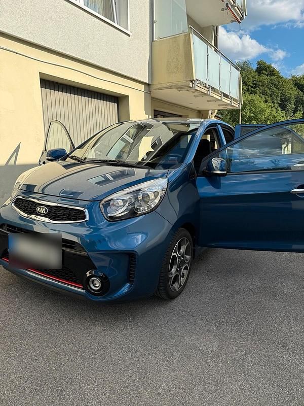 Gebraucht Kia Picanto 86 PS (63 kW) 2016 Blau Kleinwagen