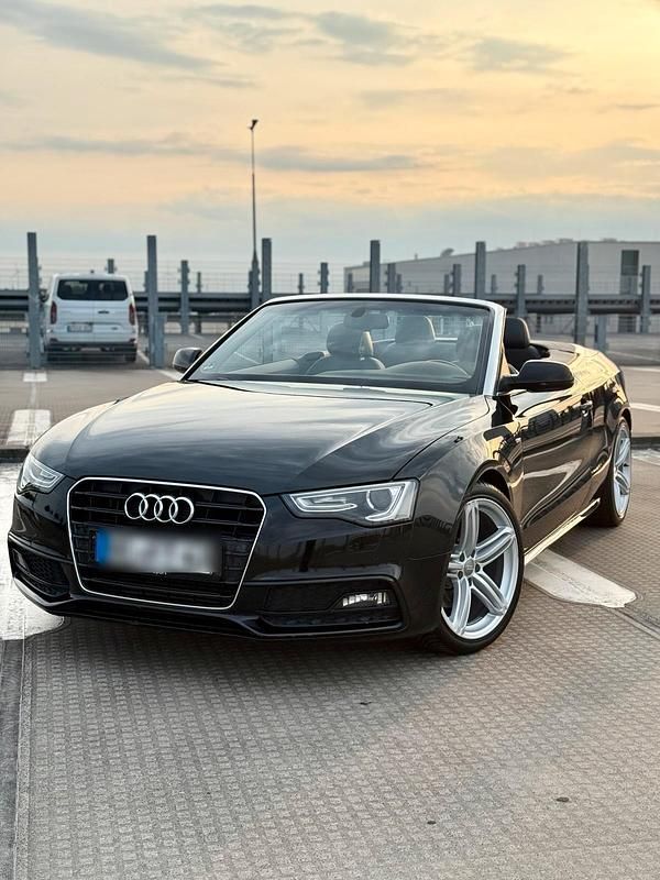 Schwarz Gebraucht 2012 Audi A5 Cabriolet S-Line Cabrio | 13.999 € (Fairer Preis) - Bild 1/4