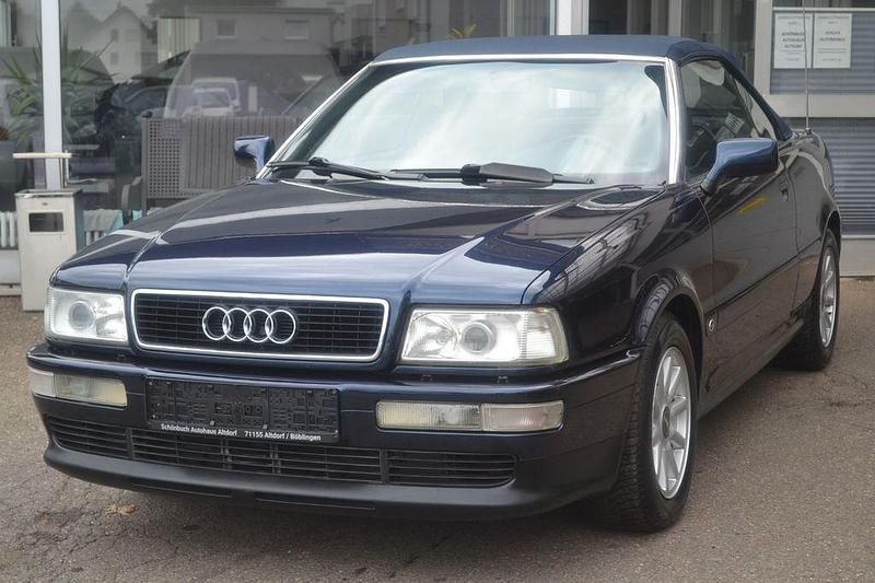 Blau Gebraucht 1996 Audi Cabriolet Sport Cabrio | 5.990 € - Bild 1/4