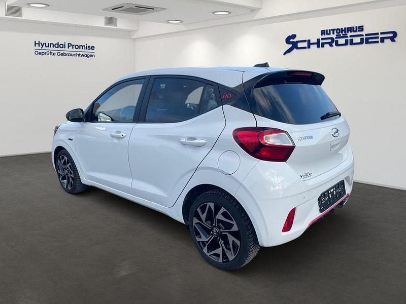 Gebraucht Hyundai i10 N Line 101 PS (74 kW) 2022 Polar white / sol Kleinwagen
