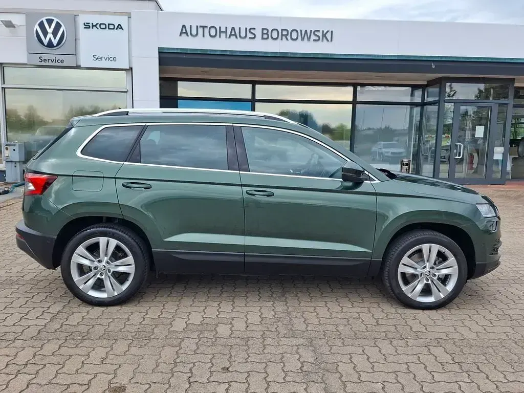 Gebraucht Skoda Karoq Style 150 PS (110 kW) 2017 Emeraldgrün metallic SUV