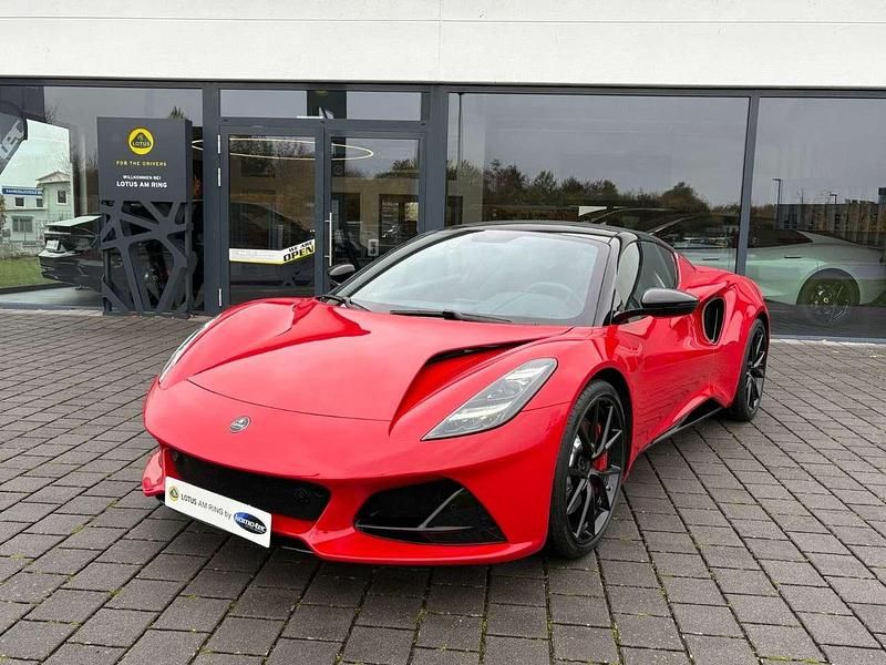 Vivid red + black pack Neu 2025 Lotus Emira Coupé | 120.900 € - Bild 1/4
