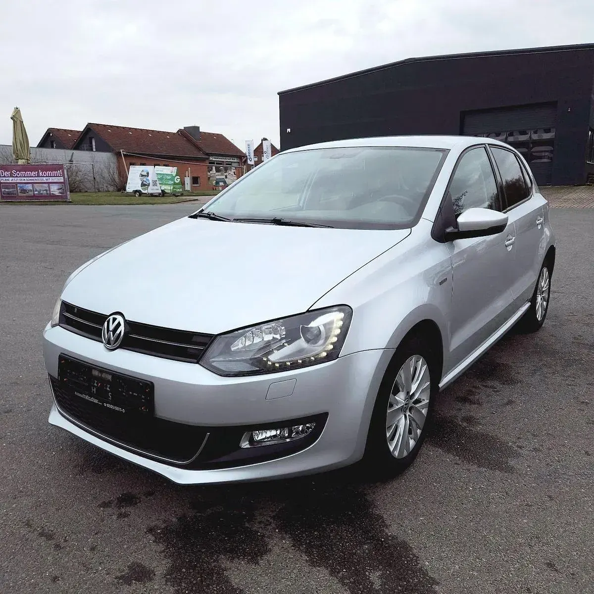 Brugt VW Polo Life 90 HK (66 kW) 2013 Sølv Hatchback