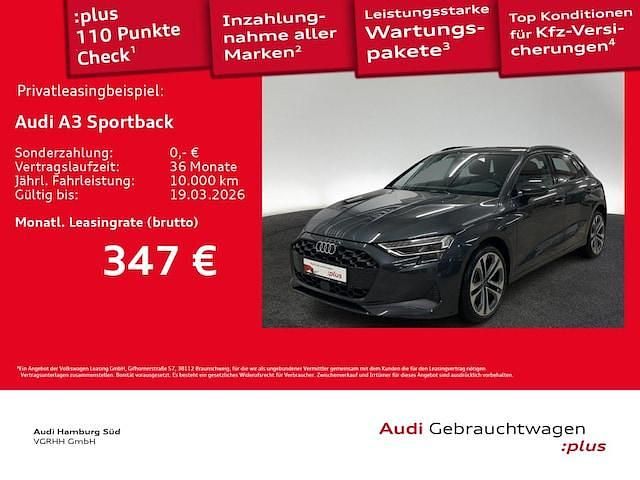 Gebraucht Audi A3 Sportback e-tron Ambiente 204 PS (150 kW) 2025 Manhattangrau metallic Kleinwagen