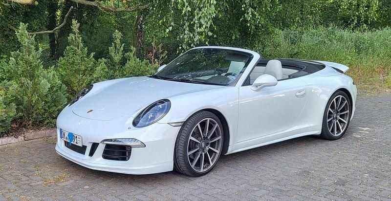 Weiß Gebraucht 2015 Porsche 911 Carrera Cabriolet Cabrio | 94.800 € (Teuer) - Bild 1/4