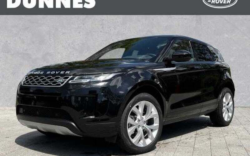 Schwarz (santoriniblack metallic) Gebraucht 2022 Land Rover Range Rover evoque SE SUV | 44.990 € (Teuer) - Bild 1/4