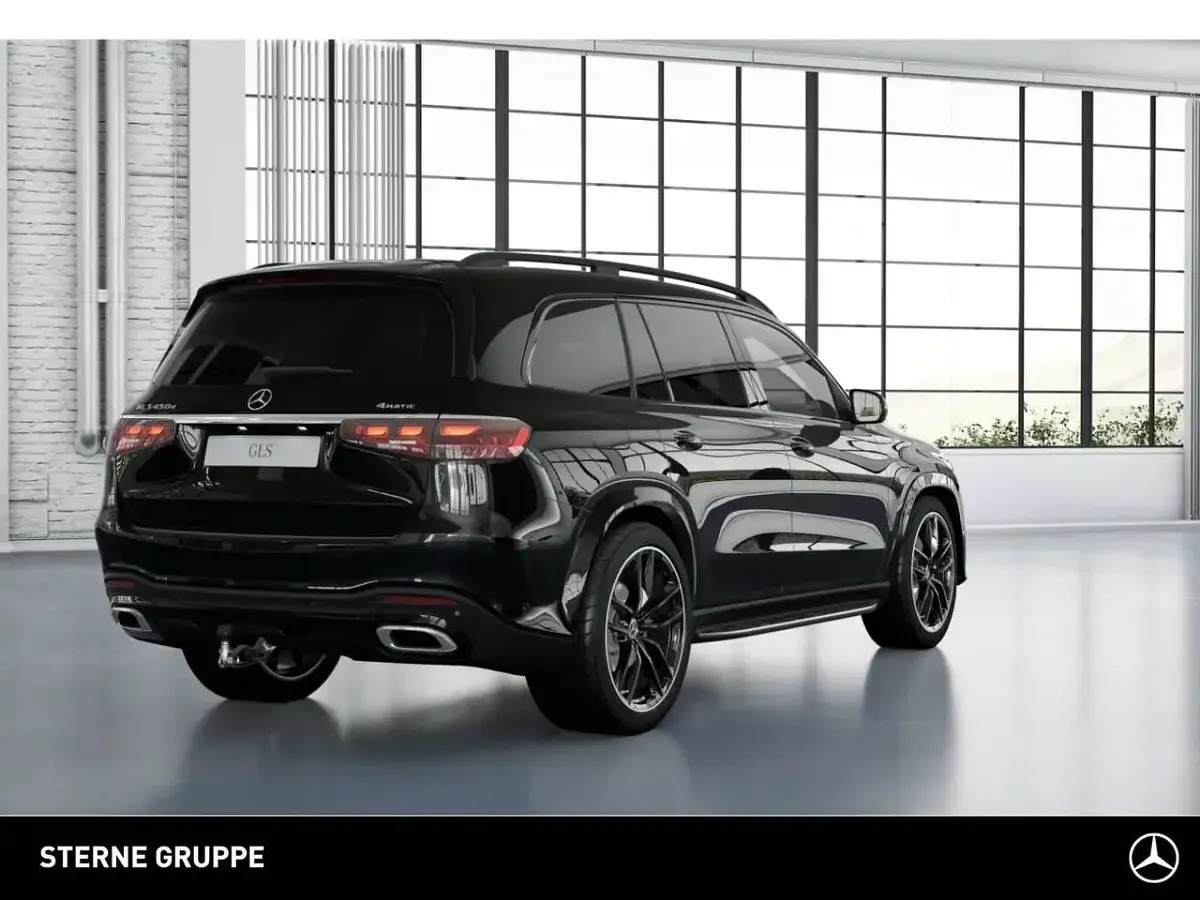 Gebraucht Mercedes GLS450 AMG line 367 PS (269 kW) 2026 Obsidianschwarz SUV