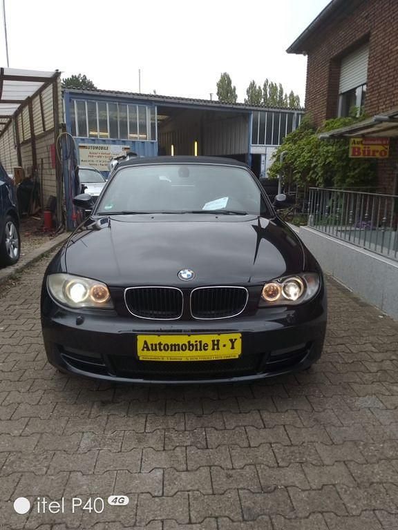 Schwarz Gebraucht 2009 BMW 118 Cabriolet Advantage Cabrio | 4.700 € (Fairer Preis) - Bild 1/4