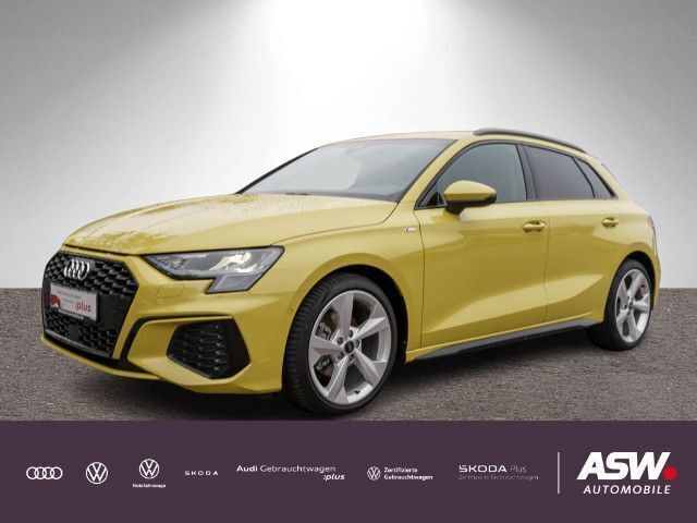 Pythongelb metallic Gebraucht 2024 Audi A3 S-Line Limousine | 36.960 € (Etwas zu teuer) - Bild 1/4