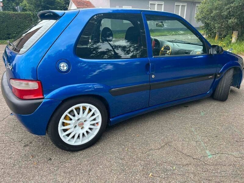 Gebraucht Citroën Saxo 118 PS (86 kW) 1998 Blau Kleinwagen