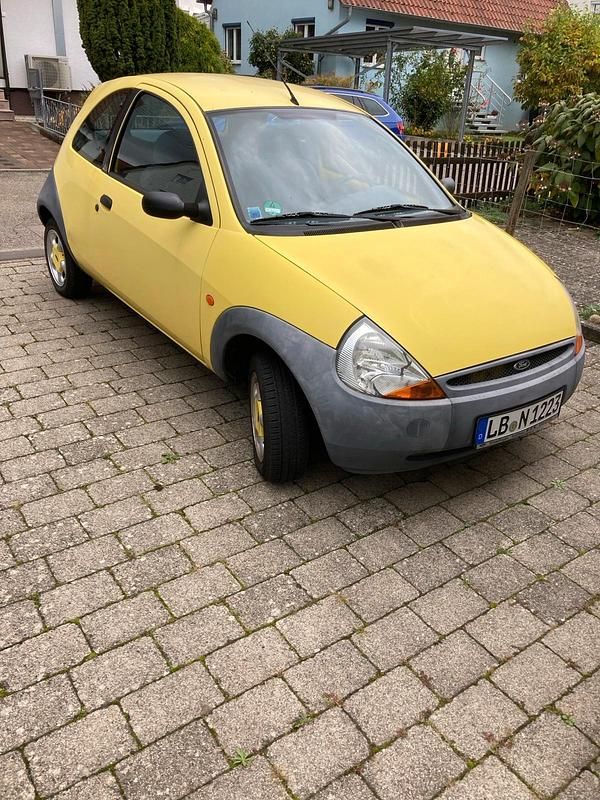 Gelb Gebraucht 1998 Ford Ka Kleinwagen | 650 € (Superpreis) - Bild 1/4