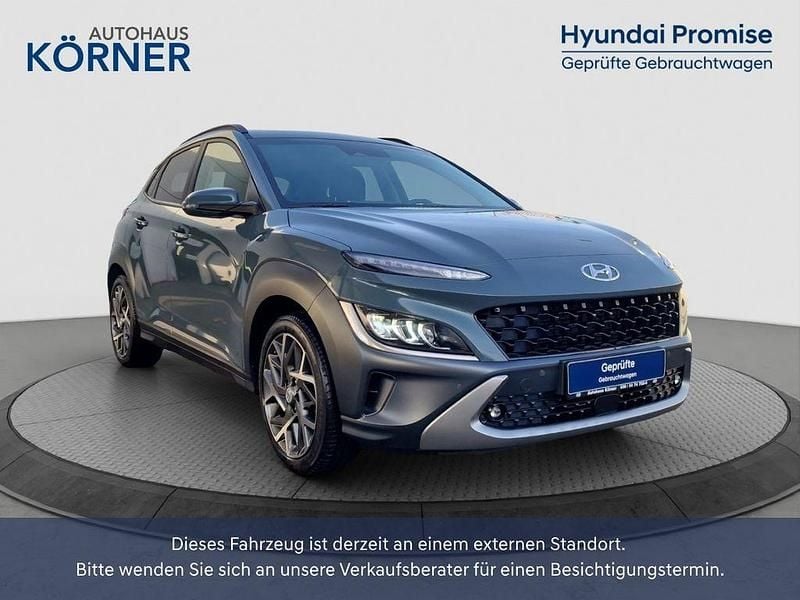 Gruen Gebraucht 2022 Hyundai Kona Prime SUV | 21.900 € (Guter Preis) - Bild 1/4