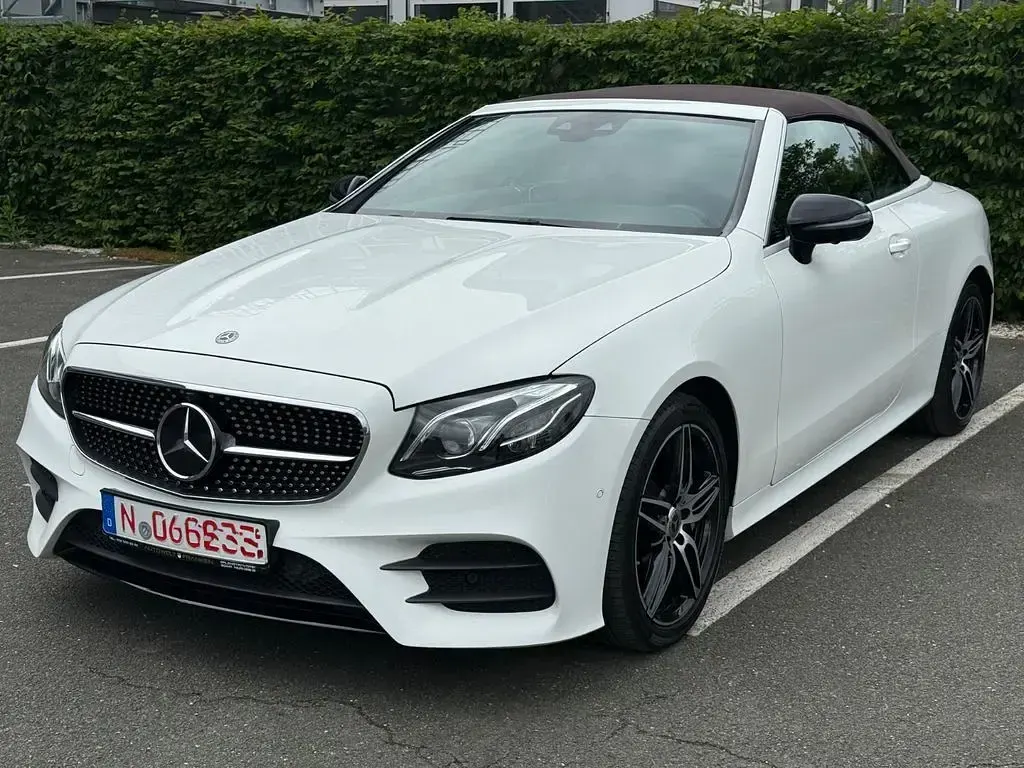 Brugt Mercedes E450 AMG 367 HK (269 kW) 2019 Hvid Cabriolet