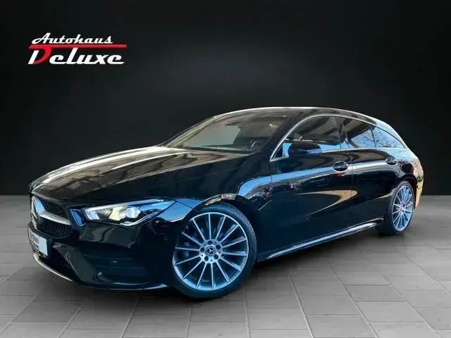 Schwarz Gebraucht 2020 Mercedes CLA180 Shooting Brake AMG line Kombi | 24.900 € (Etwas zu teuer) - Bild 1/4