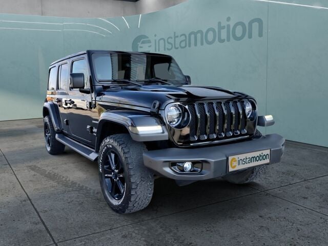 Gebraucht Jeep Wrangler Unlimited Sahara 272 PS (200 kW) 2021 Schwarz SUV