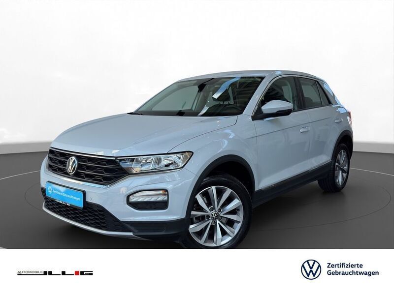 Gebraucht VW T-Roc Style 150 PS (110 kW) 2021 Whitesilver (silber) SUV
