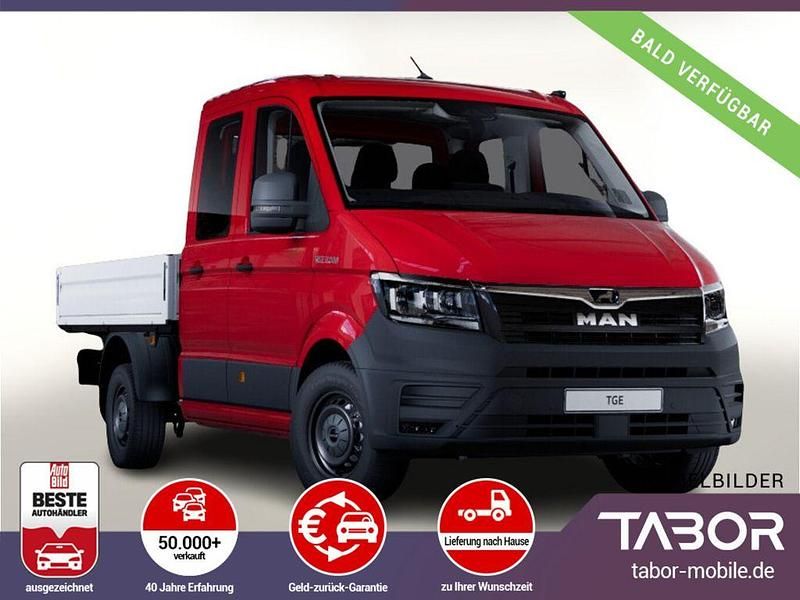 Neu MAN TGE 177 PS (130 kW) 2025 Rot Van