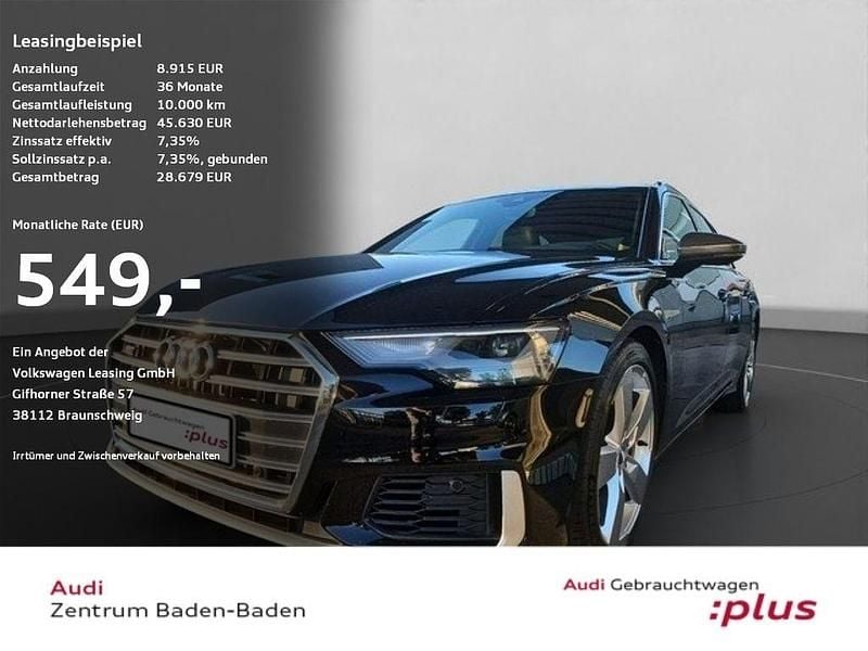 Schwarz Gebraucht 2020 Audi S6 Comfort Kombi | 45.630 € (Superpreis) - Bild 1/4