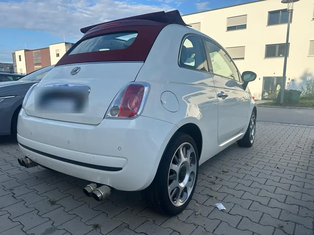 Gebraucht Fiat 500C 69 PS (50 kW) 2012 Weiß Cabrio