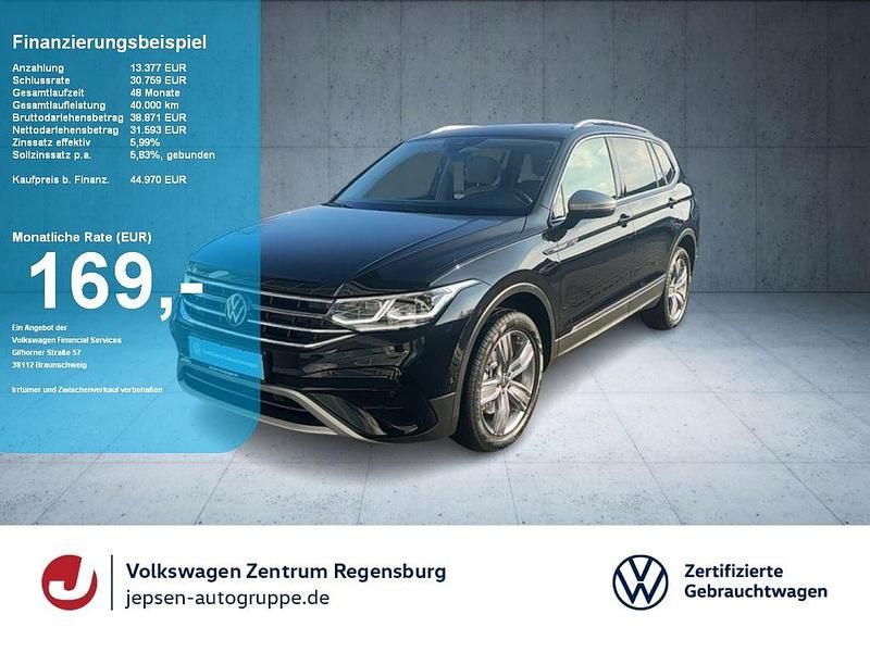Deep black perleffekt Gebraucht 2024 VW Tiguan Allspace Elegance SUV | 44.970 € (Fairer Preis) - Bild 1/2