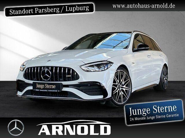 Manufaktur opalithweiß bright (metallic) Gebraucht 2023 Mercedes C43 AMG AMG Kombi | 60.849 € (Fairer Preis) - Bild 1/4