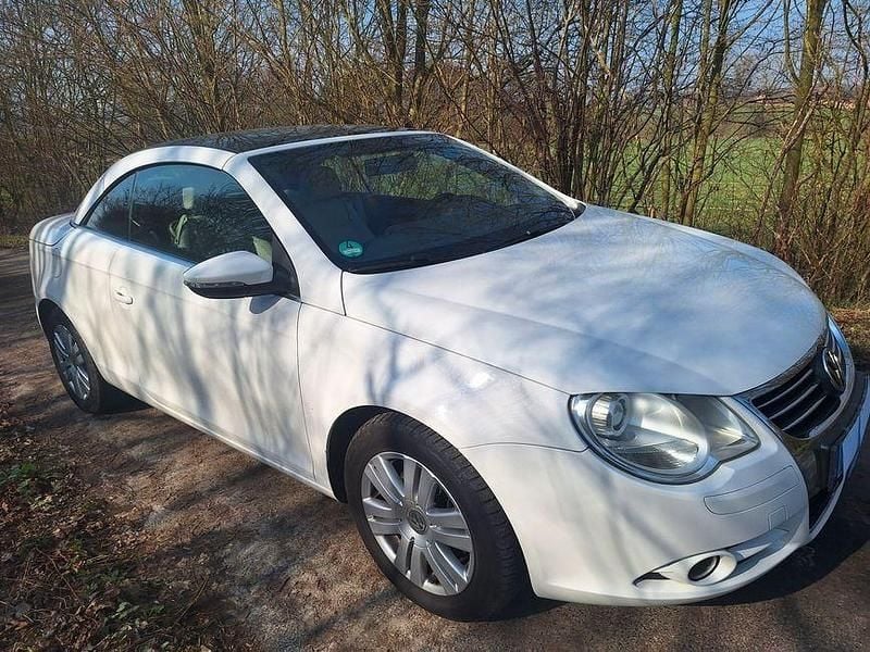 Gebraucht VW Eos 122 PS (89 kW) 2009 Weiß Cabrio