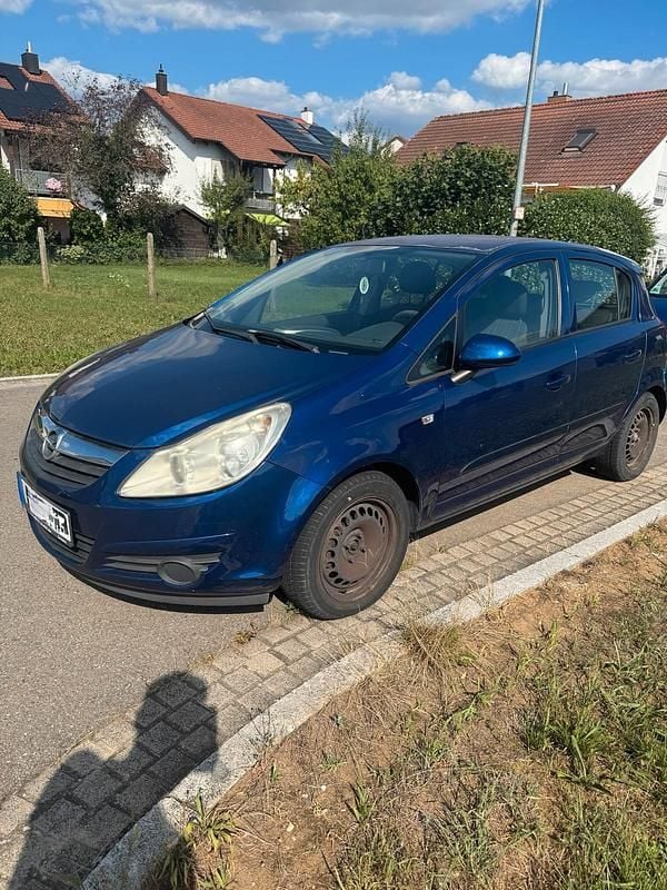 Blau Gebraucht 2007 Opel Corsa Kleinwagen | 500 € (Superpreis) - Bild 1/4