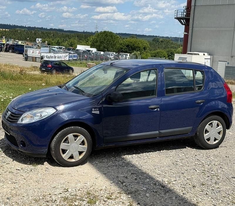 Blau Gebraucht 2009 Dacia Sandero Kleinwagen | 750 € (Superpreis) - Bild 1/4